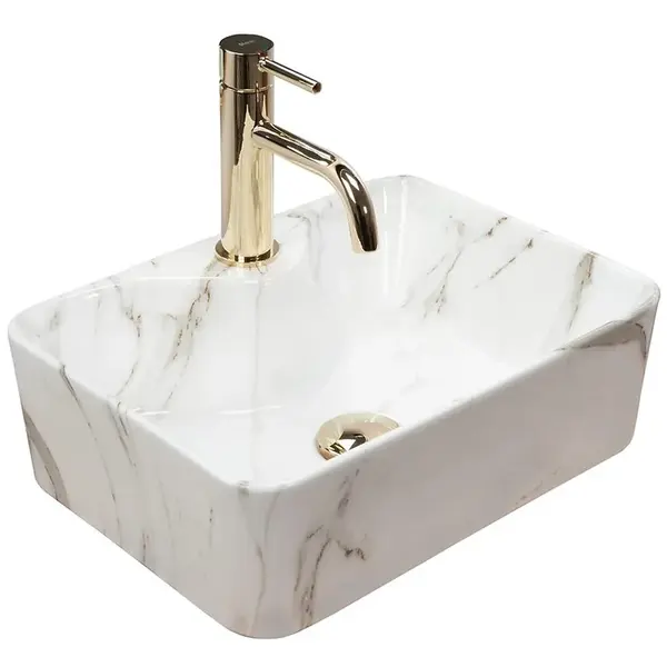 Umyvadlo na desku Kelly Mini Aiax Shiny 07RU+REA-U6504