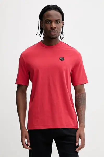 Bavlněné tričko Napapijri S-Badge