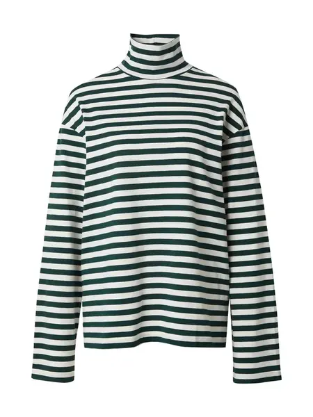 EDITED Tričko 'Kalena'  zelená / biela