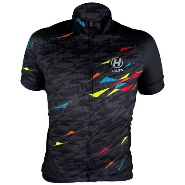 HAVEN SINGLETRAIL KID NEO Dětský cyklistický dres, černá, velikost