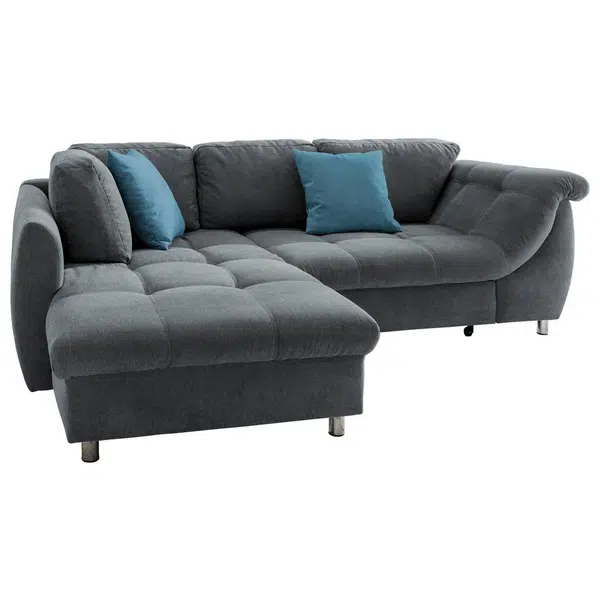 Livetastic ROHOVÁ SEDAČKA, textil, antracitová, modrá