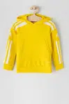 Dětská mikina adidas Performance GP6431 žlutá barva, hladká