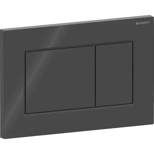 Geberit Sigma01 ovládacie tlačidlo plast čierna 115.660.DW.1