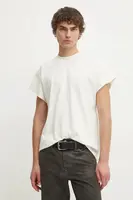 Bavlněné tričko Won Hundred béžová barva, 3587-12071