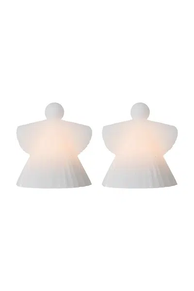 Vánoční LED dekorace Sirius Asta Engel 2-pack bílá barva