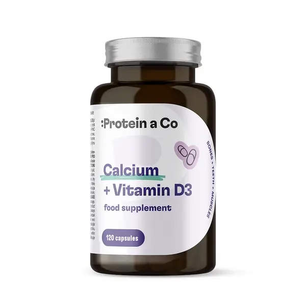 Protein a Co Vápník + Vitamin D3 120 kapslí