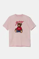 Dětské bavlněné tričko Guess