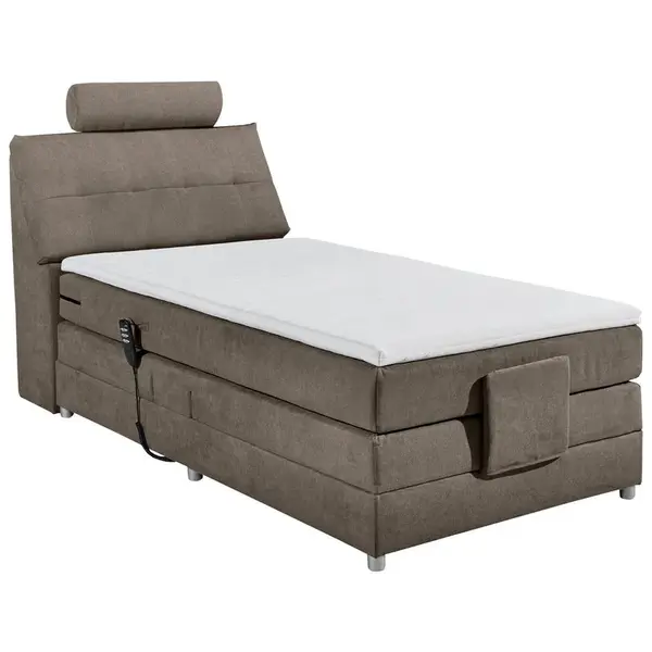 MID.YOU POSTEL BOXSPRING, 120/200 cm, hnědá