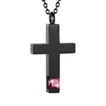 Cross Urn Ashes Pendant Necklace