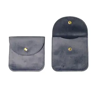 Velvet Jewelry Storage Bags with Snap Button