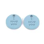 Spray Painted Alloy Charms for Valentine's Day