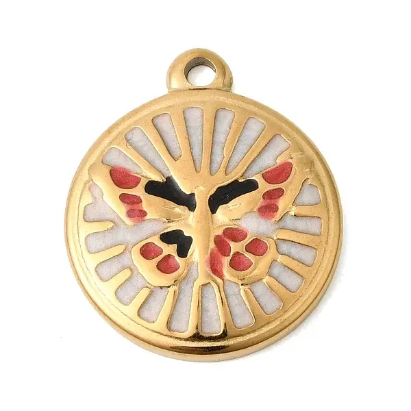 304 Stainless Steel Enamel Pendants