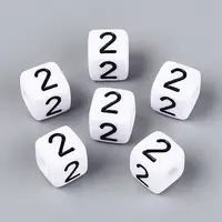 Opaque Acrylic European Large Hole Beads