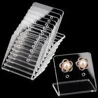 4-Hole Acrylic Slant Back Earring Display Stands