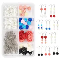 DIY Flower Dangle Earring Making Kits