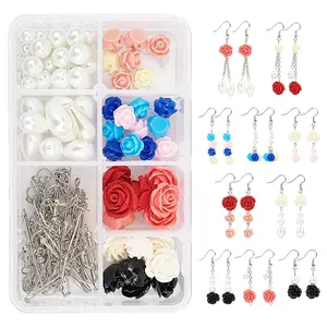 DIY Flower Dangle Earring Making Kits