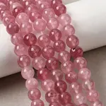 Natural White Jade Beads Strands