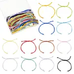 36Pcs 12 Colors Nylon Cord Bracelets Making
