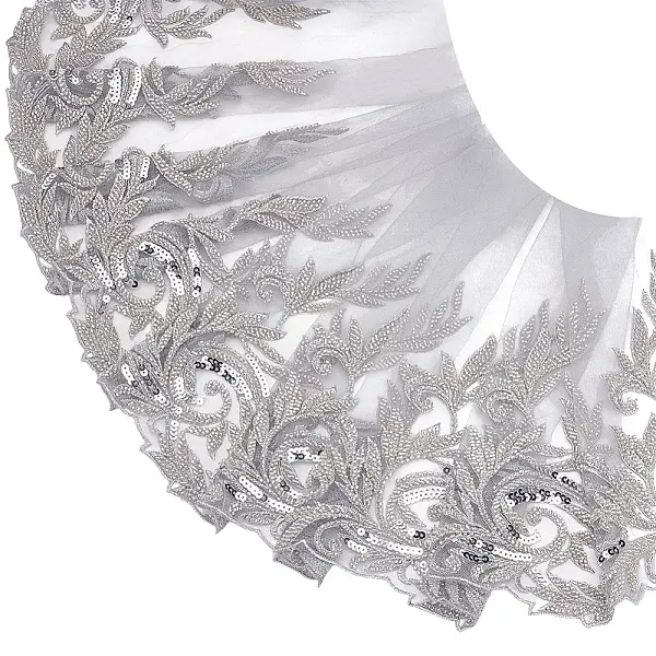 2 Yards Polyester Embroidery Flower Lace Trim