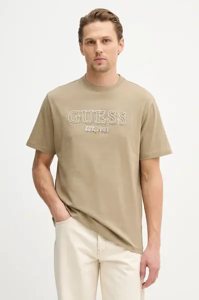 Bavlněné tričko Guess