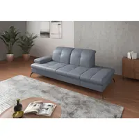 Sit & More LENOŠKA, textil, kůže, šedomodrá