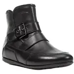 Geox D NEW MOENA Dámská kotníková obuv, černá, velikost