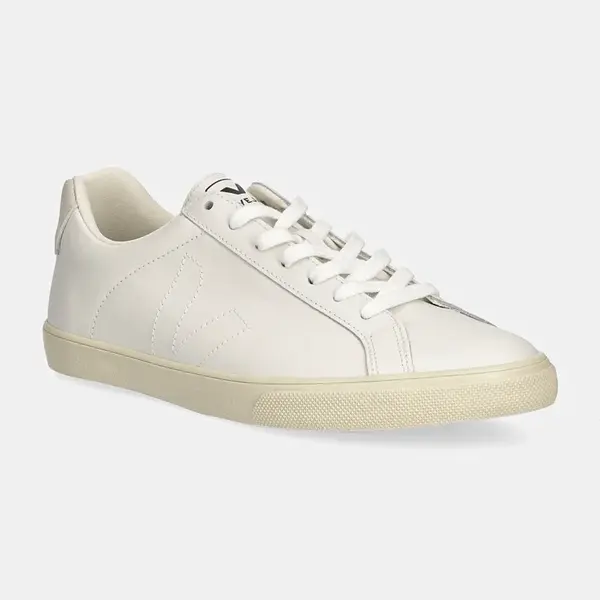 Kožené tenisky Veja Esplar Leather bílá barva