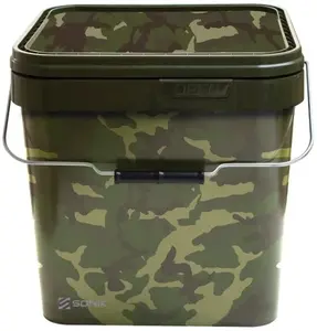 Sonik kbelík camo square bucket - 5 l
