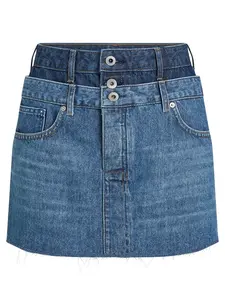 KARL LAGERFELD JEANS Sukňa  modrá denim