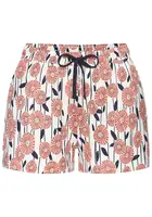 VIVANCE Pyžamové nohavice  námornícka modrá / koralová / šedobiela