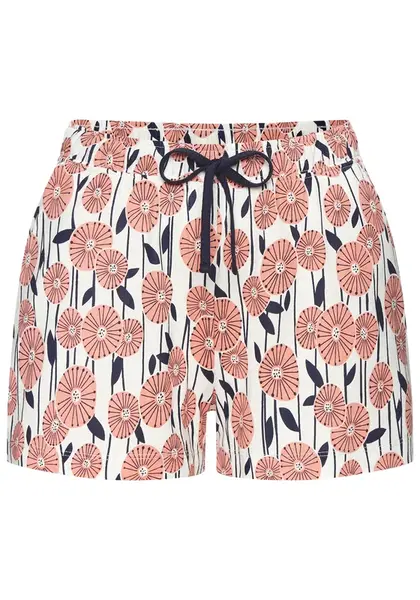 VIVANCE Pyžamové nohavice  námornícka modrá / koralová / šedobiela