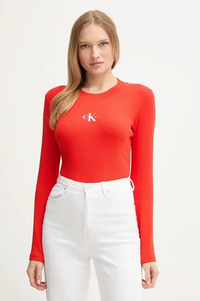 Tričko s dlhým rukávom Calvin Klein Jeans