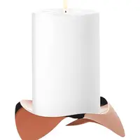 Dekorativní svícen Stelton Papilio oranžová barva