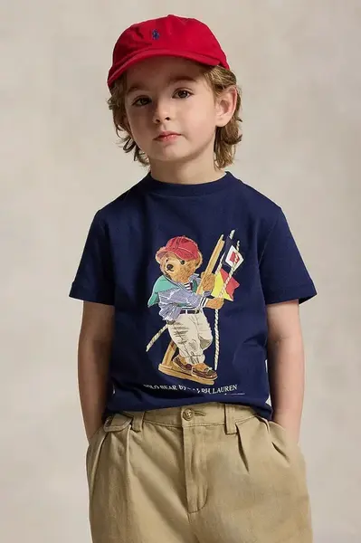 Dětské bavlněné tričko Polo Ralph Lauren