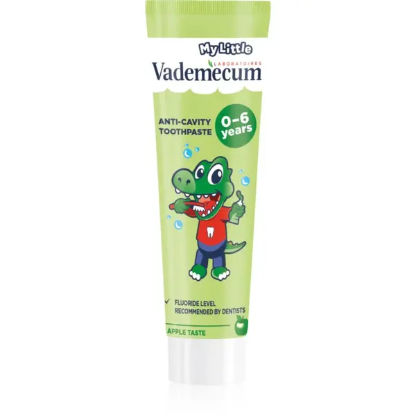 Vademecum My Little Apple detská zubná pasta s fluoridom jablko 50 ml