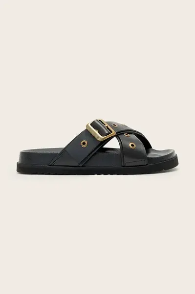 Kožené pantofle AllSaints Suki Western Sandal