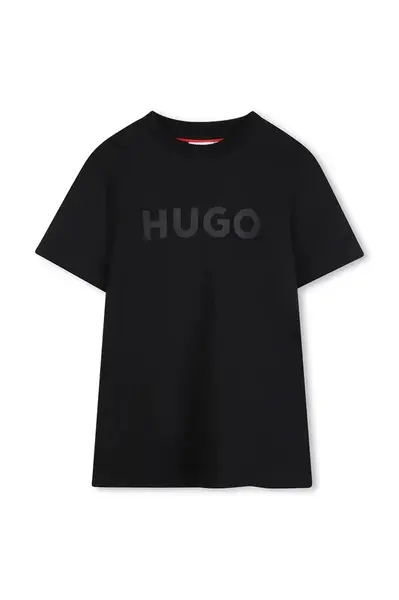 Dětské bavlněné tričko HUGO