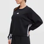 Mikina adidas dámská, černá barva, vzorovaná, IP2391
