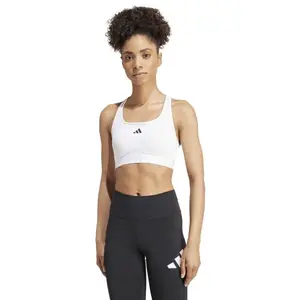 adidas POWERREACT BRA Dámská podprsenka, bílá, velikost