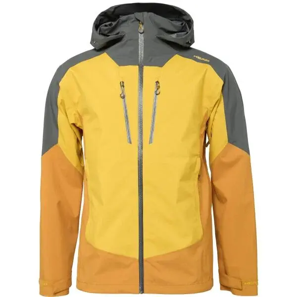 Head SNEFFELS Pánská přechodová bunda, žlutá, velikost XXL
