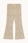 Tinycottons  Dětské kalhoty  ANIMAL PRINT RIB PANT
