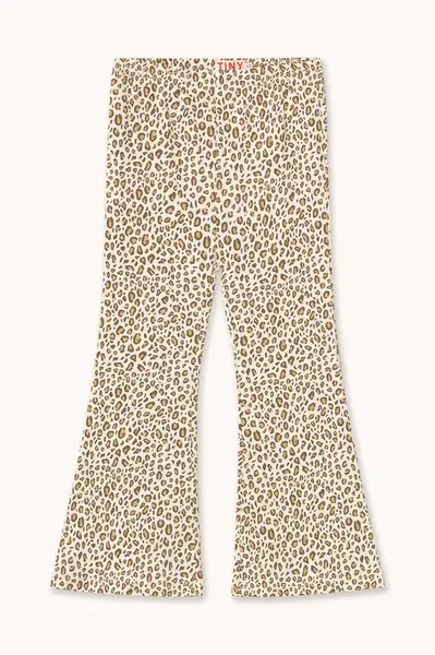 Tinycottons Dětské kalhoty Tinycottons ANIMAL PRINT RIB PANT