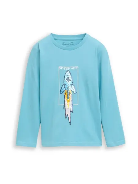 TOM TAILOR Tričko  modrá