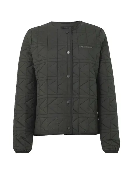 Karl Lagerfeld Prechodná bunda  čierna