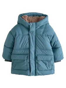 Next Zimná bunda  modrozelená