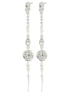 Pilgrim Náušnice 'Fire'  strieborná