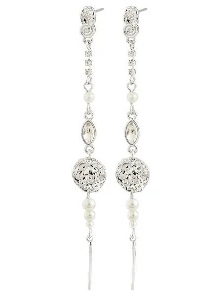 Pilgrim Náušnice 'Fire'  strieborná