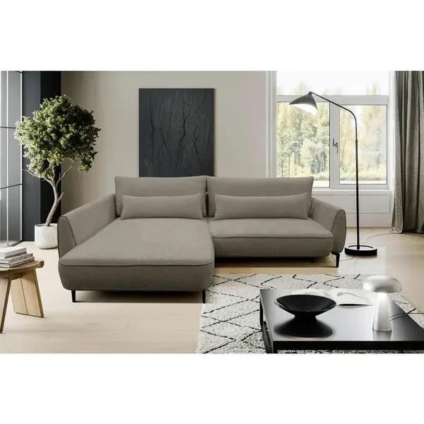 MID.YOU ROHOVÁ SEDAČKA, textil, béžová