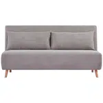 MID.YOU ROZKLÁDACÍ POHOVKA, textil, šedá