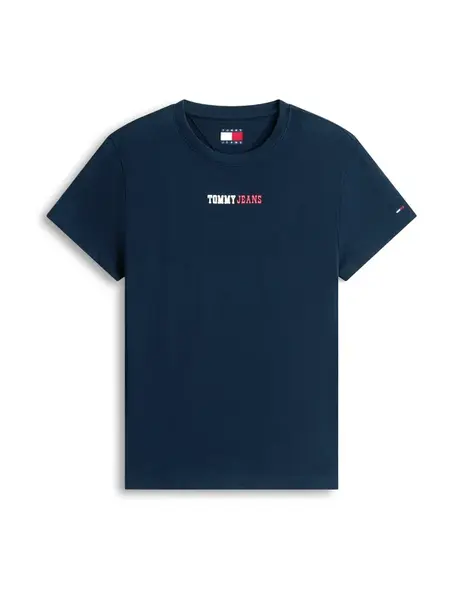 Tommy Jeans Tričko 'ESSENTIAL'  tmavomodrá